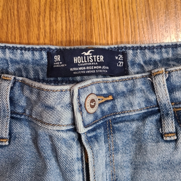 Hollister Mom Jeans Size 9R - Picture 4 of 4